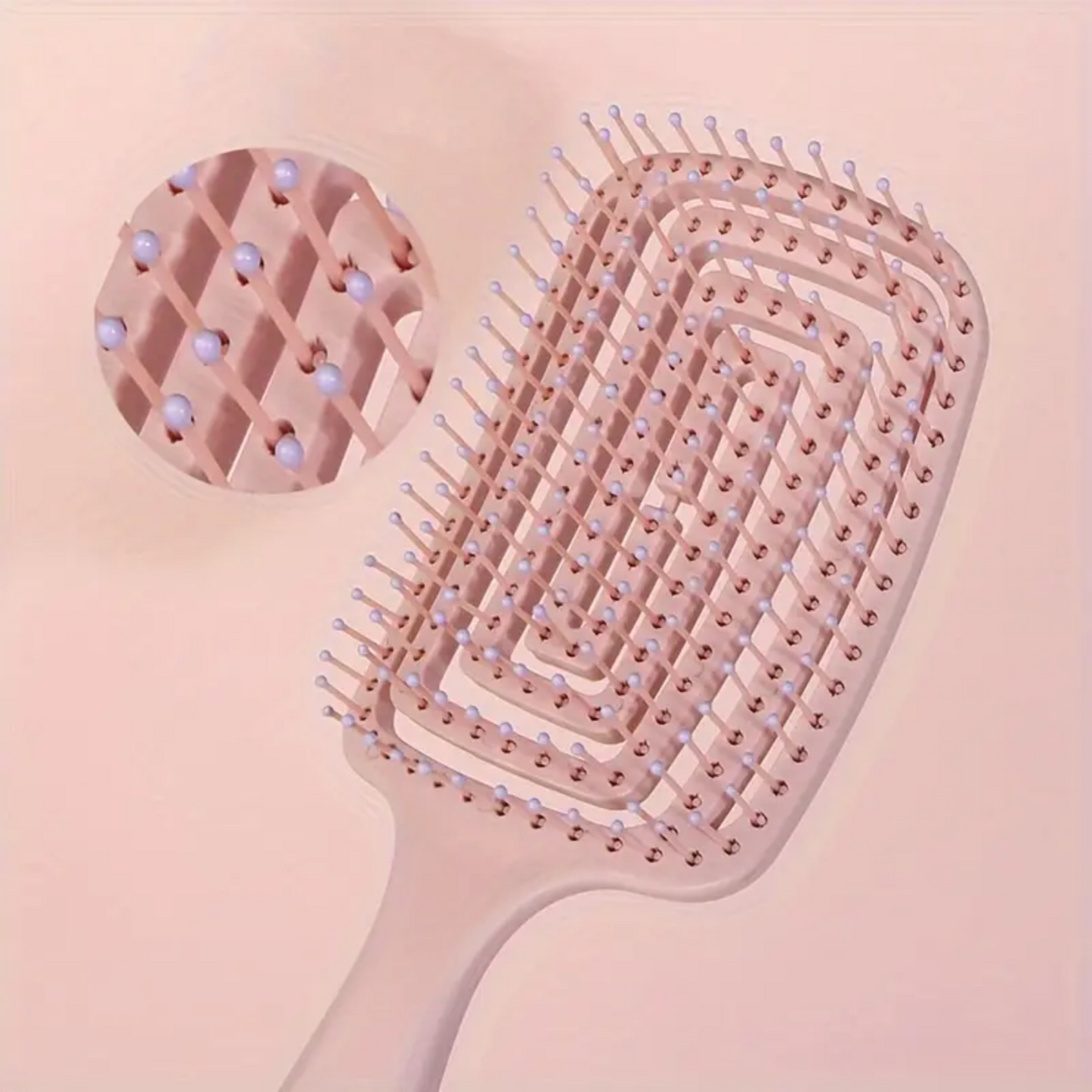 2 x Detangling Hair Brush Tangle Free Hair - Two Brushes, Zero Knots! Free P&P