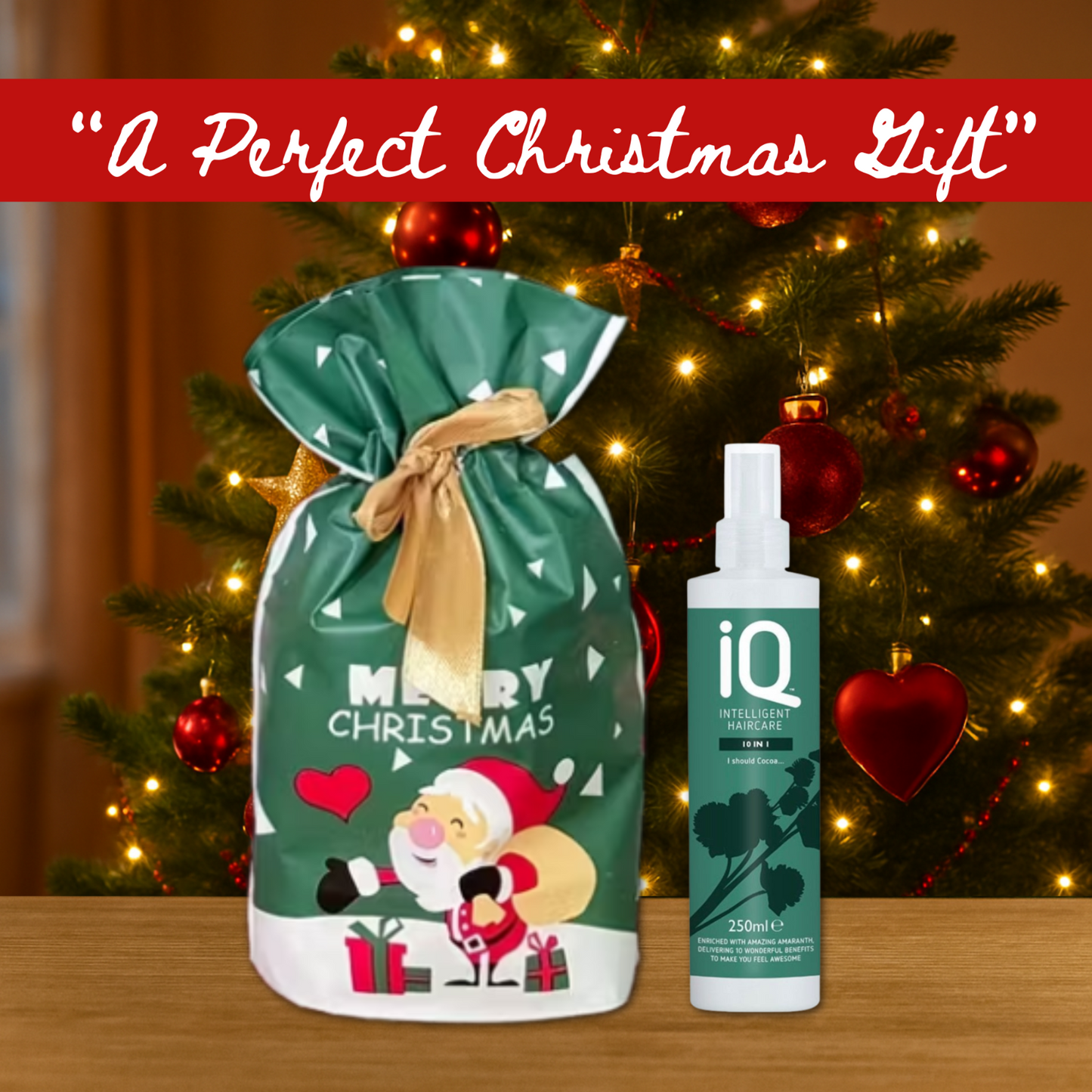 IQ Intelligent Haircare 10 in 1 Spray 250ml + Christmas Gift Bag π