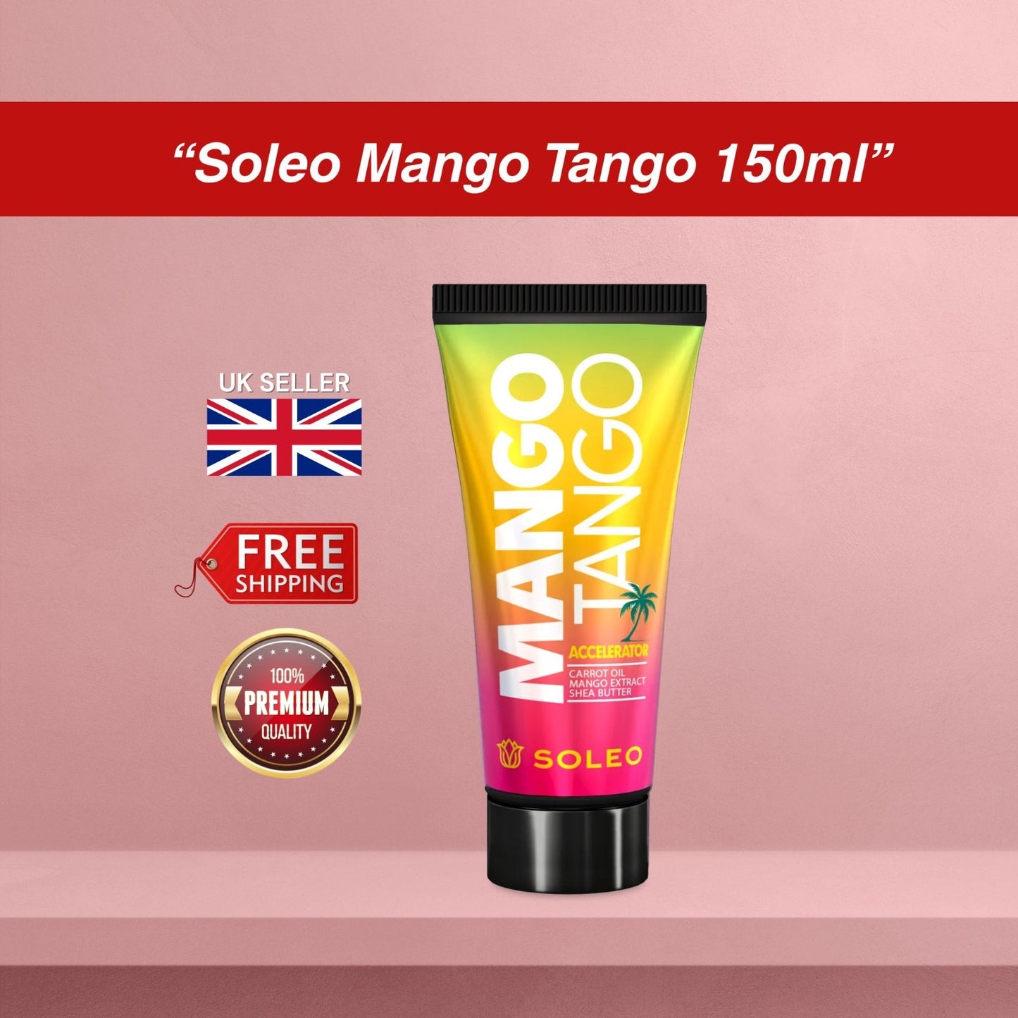 Soleo Mango Tango Sunbed Accelerator Lotion 150ml
