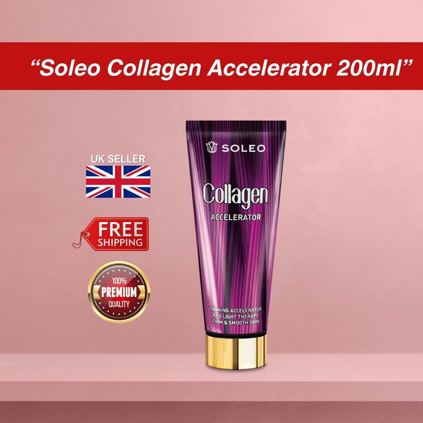 Soleo Collagen Accelerator Sunbed Lotion 200ml