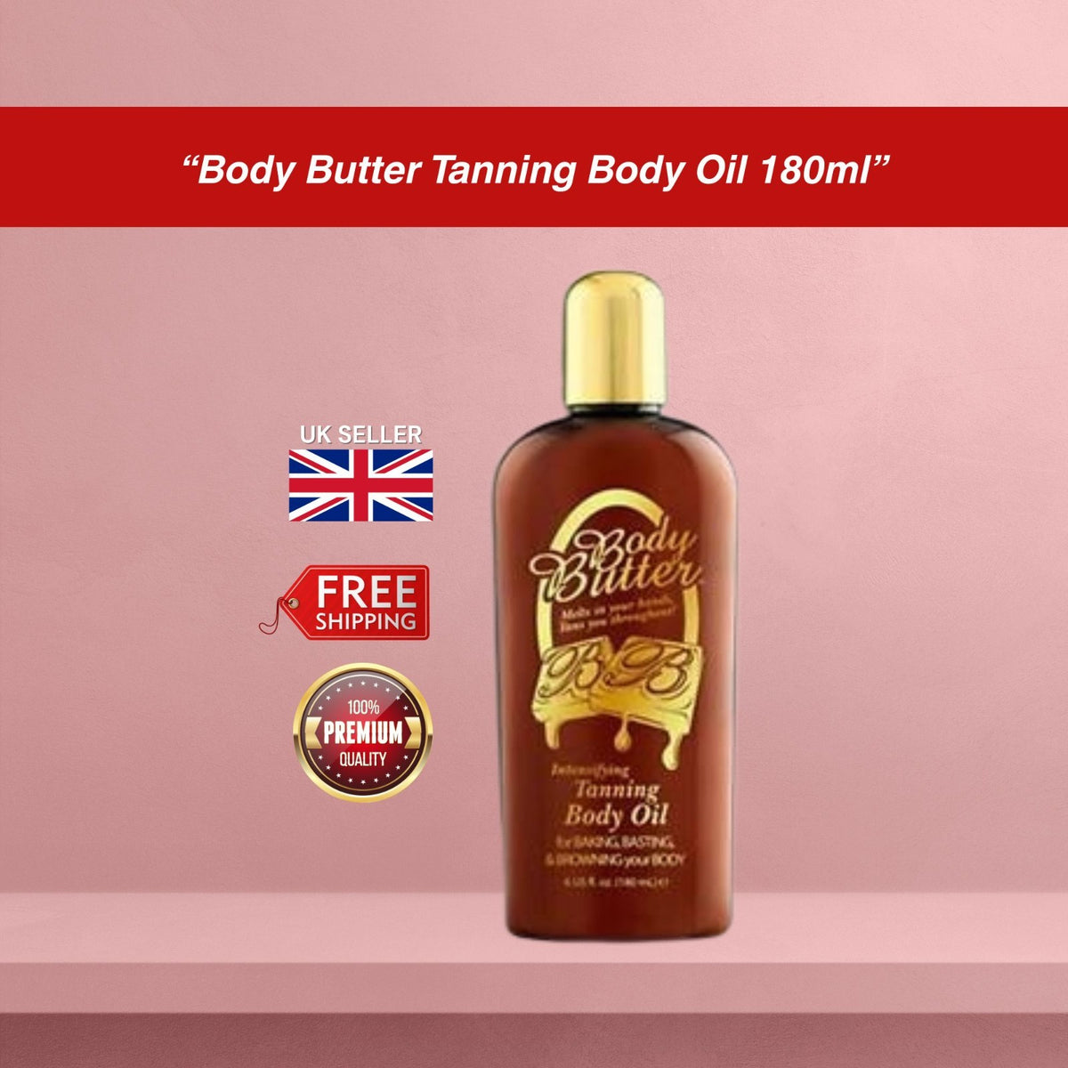 Body Butter TANNING BODY OIL Exotic oils For Darker Results 180ml