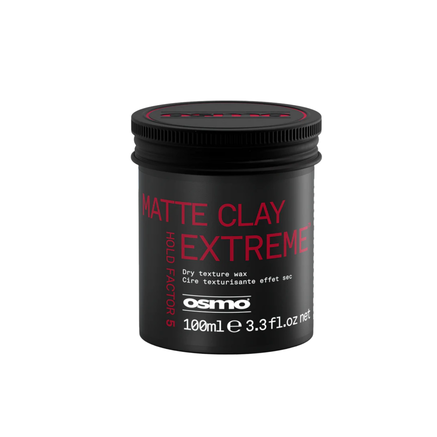 OSMO Matte Clay Wax 100 ml – Strong Hold, Matte Finish Clay Wax for Defined Styling
