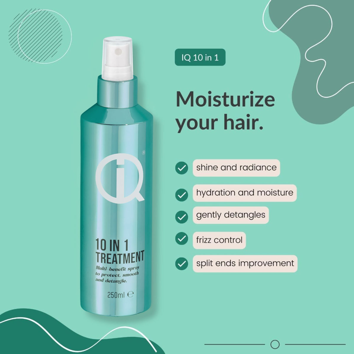 IQ Intelligent Haircare 10-in-1 Treatment Spray 250ml