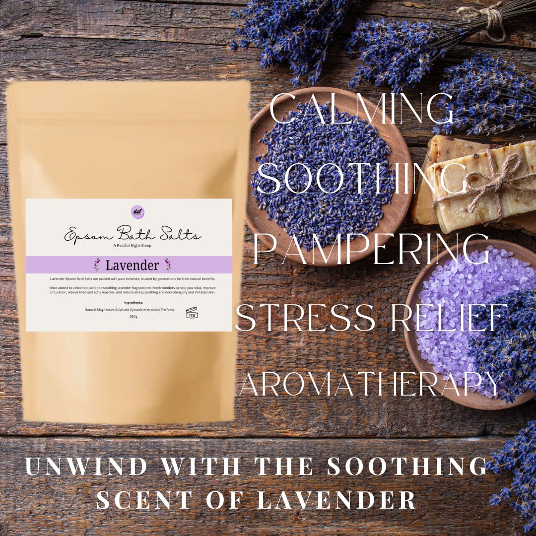 LAVENDER FOOT RETREAT - Collapsible Foot Soak Tub and Lavender Bath Salts Bundle