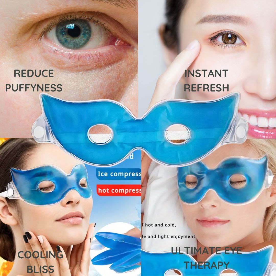 DEEP REST RECOVERY SET - Blackout Sleep Eye Mask, Foam Earplugs, and Gel Eye Mask Bundle