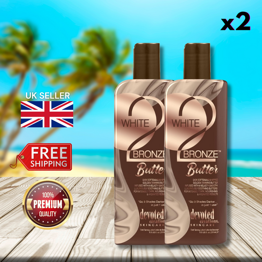 Devoted Creations White 2 Butter 251ml - Go 3 Shades Darker In Just 1 Use!