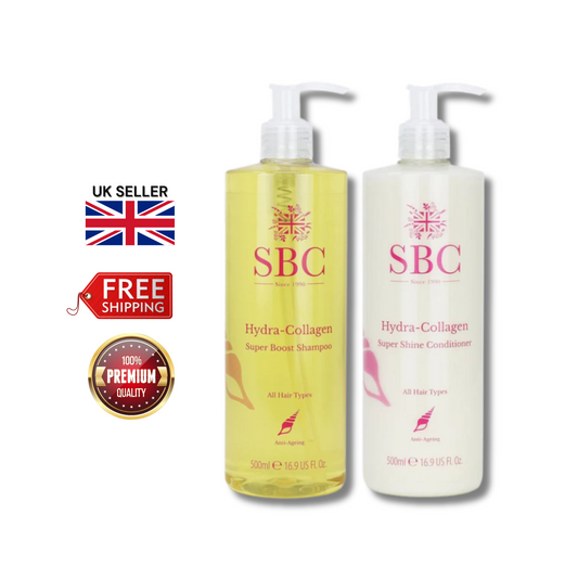 SBC Hydra-Collagen Super Boost Shampoo & Super Shine Conditioner Set 500ml Duo
