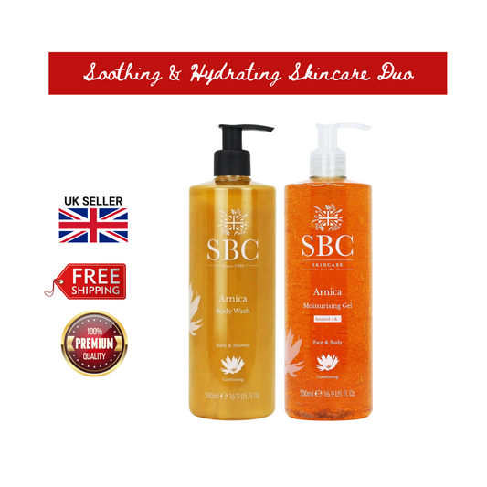 SBC Arnica Shower Crème & Moisturising Gel 500ml Duo – Refreshing Skincare!