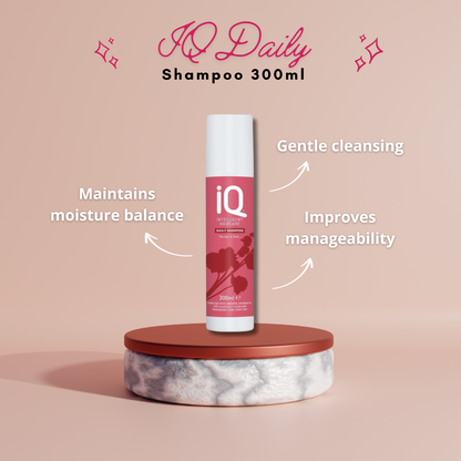 IQ Daily Shampoo & Conditioner 300ml and 10 in 1 Spray 250ml with Christmas Gift Bag Holiday Set🎁