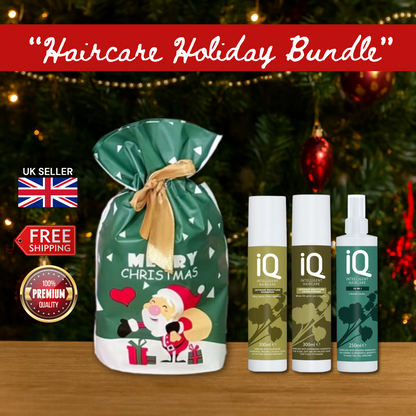 IQ Intense Moisture Shampoo & Conditioner + 10 in 1 Spray + Christmas Bag 🎁
