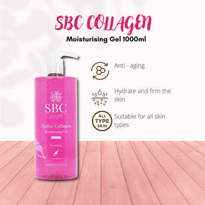 SBC Hydra Collagen Gel 1000ml & 100ml + Christmas Gift Bag Skincare Set 🎁