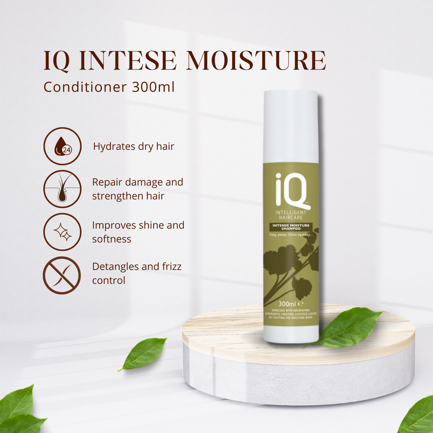 IQ Intense Moisture Shampoo & Conditioner + 10 in 1 Spray + Christmas Bag 🎁