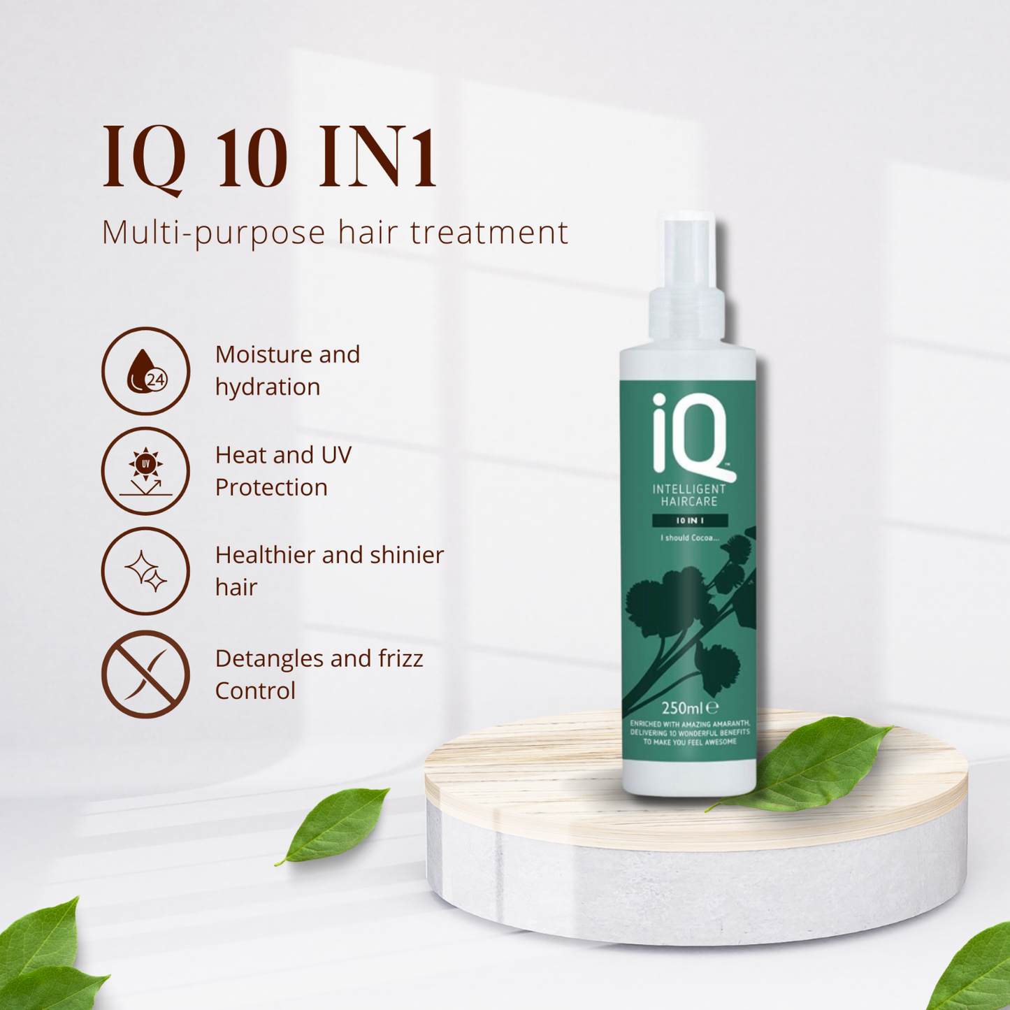 IQ Intense Moisture Shampoo & Conditioner + 10 in 1 Spray + Christmas Bag 🎁