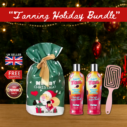 2 x Pro Tan Perfectly Tan 250ml + Hair Brush + Christmas Gift Bag 🎁