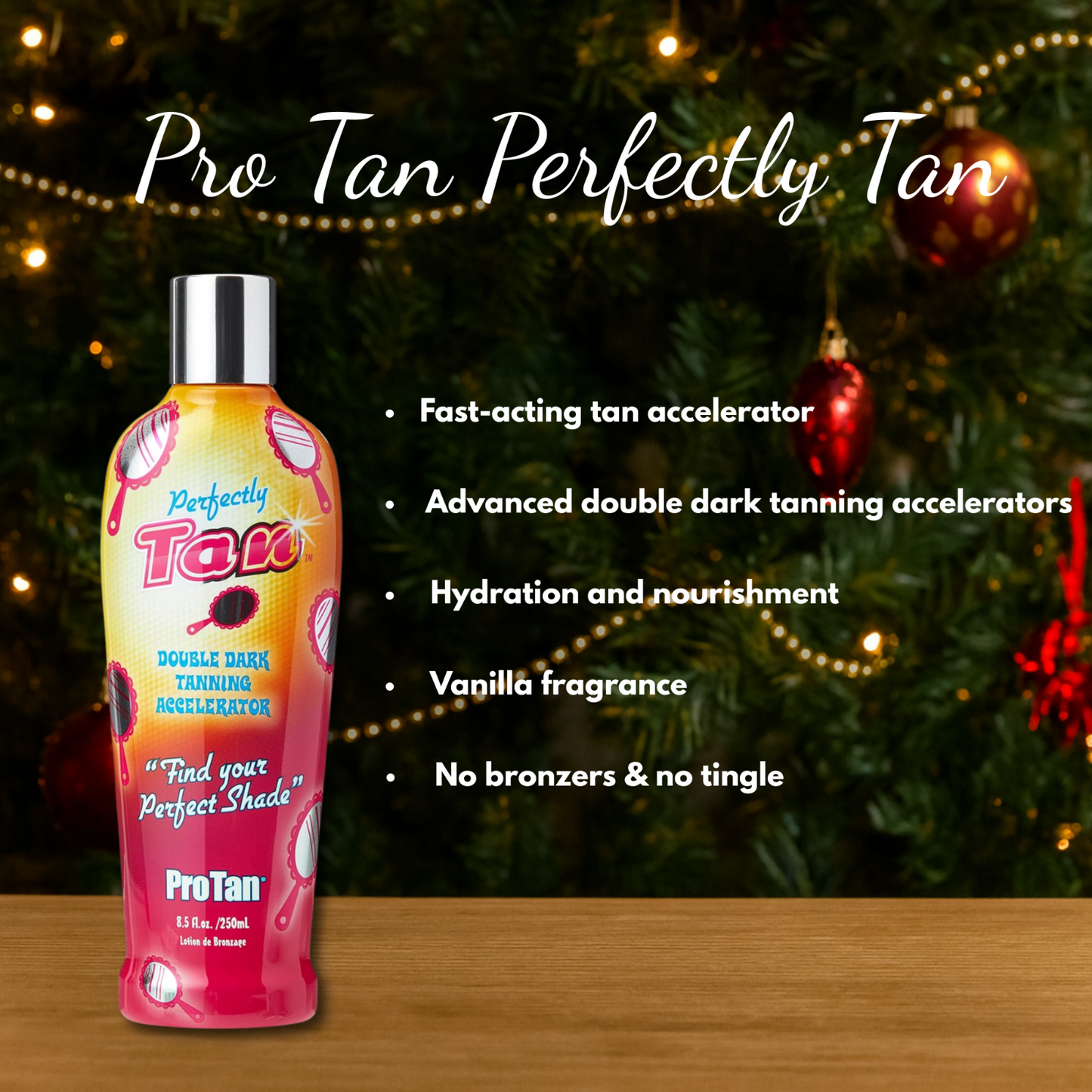 2 x Pro Tan Perfectly Tan 250ml + Hair Brush + Christmas Gift Bag 🎁