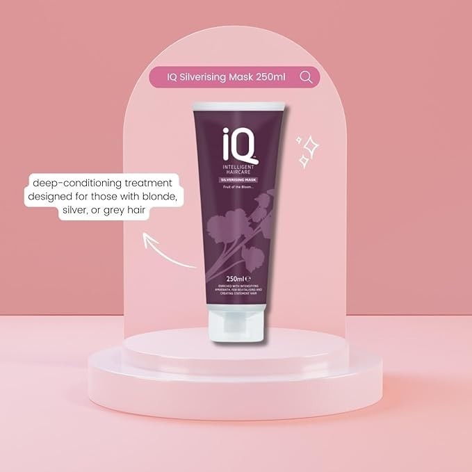 IQ Silverising Shampoo & Mask with No Yellow Shampoo + Christmas Gift Bag Set🎁