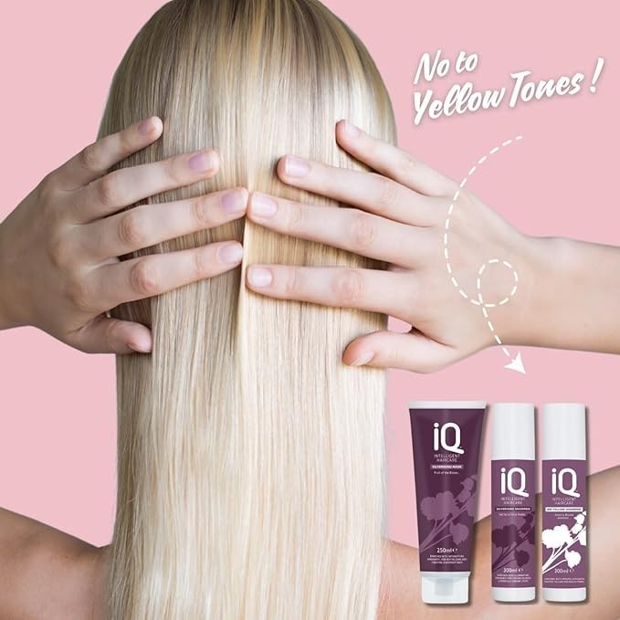 IQ Silverising Shampoo & Mask with No Yellow Shampoo + Christmas Gift Bag Set🎁