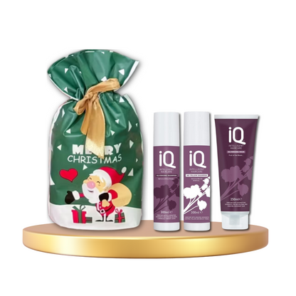 IQ Silverising Shampoo & Mask with No Yellow Shampoo + Christmas Gift Bag Set🎁