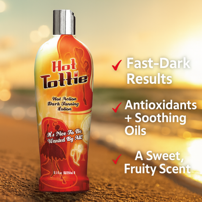2 x Pro Tan Hot Tottie 251ml with Sunbed Goggles + Christmas Gift Bag Set🎁