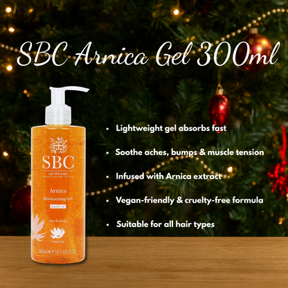 SBC Hydra-Collagen & Arnica Moisturising Gel 300ml + Christmas Gift Bag Set 🎁