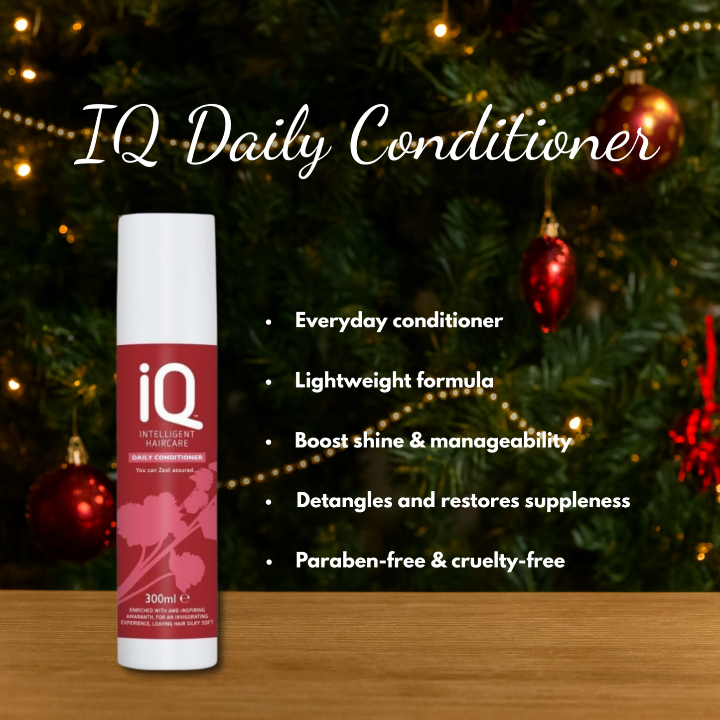 IQ Daily Shampoo & Conditioner with Hair Serum + Christmas Gift Bag 🎁