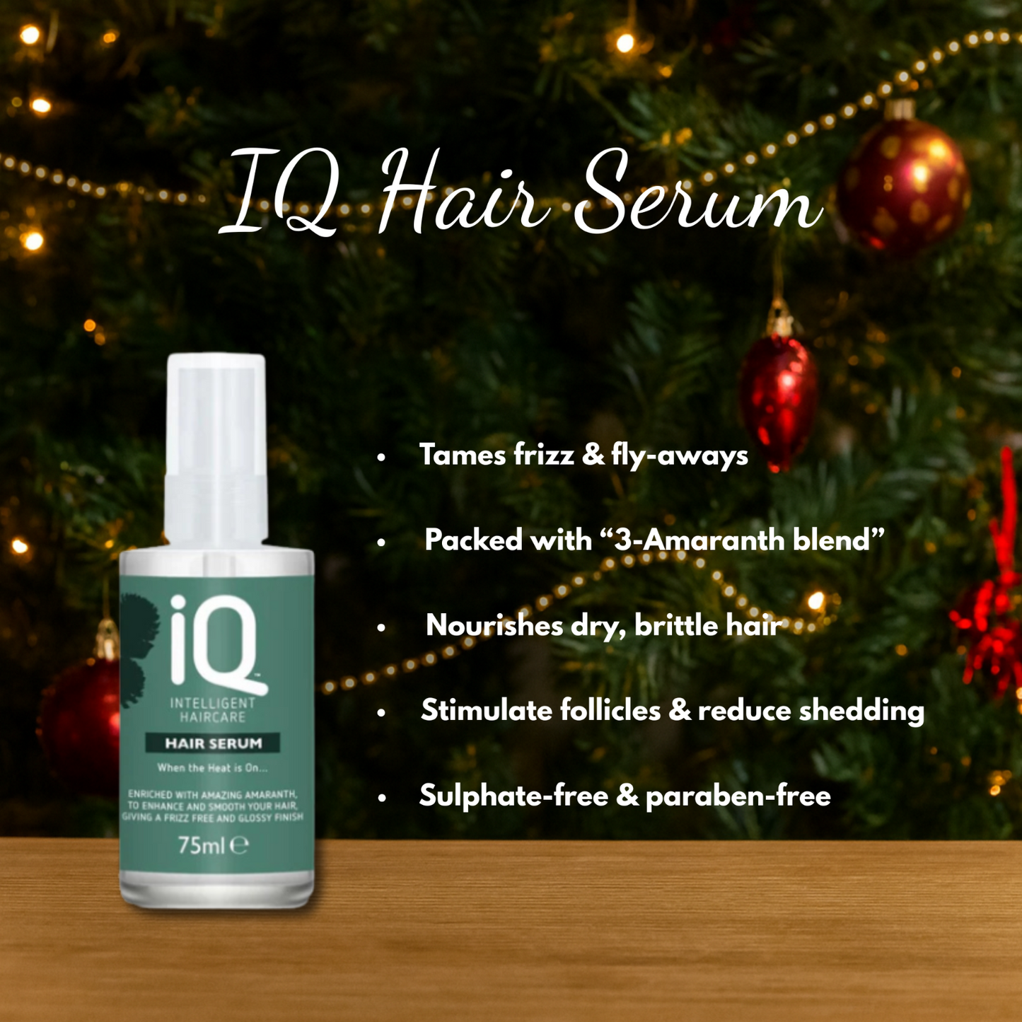 IQ Daily Shampoo & Conditioner with Hair Serum + Christmas Gift Bag 🎁