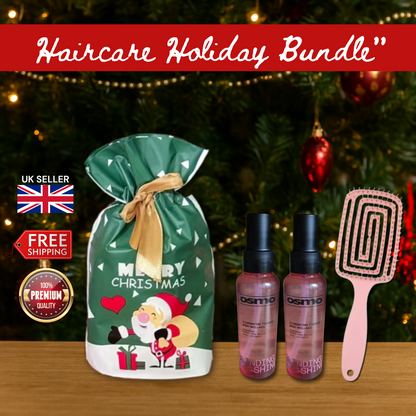 2 x Osmo Blinding Shine Finisher 125ml with Hair Brush + Christmas Gift Bag 🎁