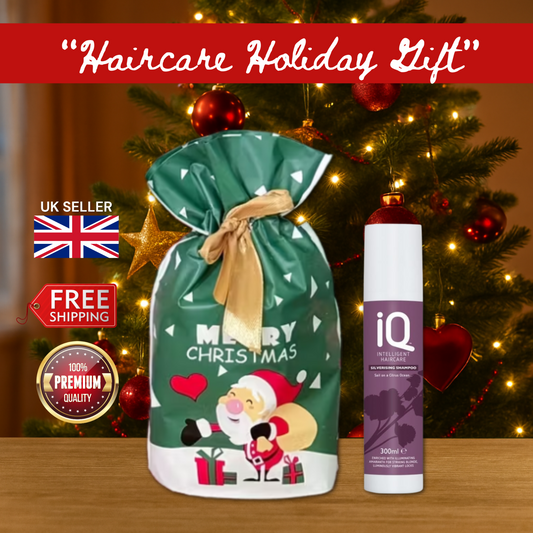 IQ Intelligent Haircare Silverising Shampoo 300ml + Christmas Gift Bag 🎁
