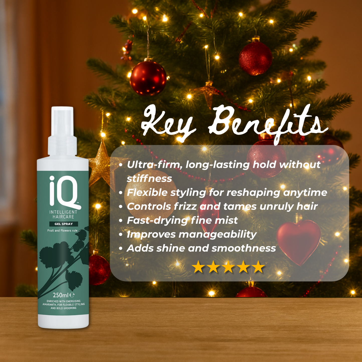 IQ Intelligent Haircare Sea Salt Spray 250ml + Christmas Gift Bag 🎁