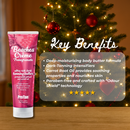 Pro Tan Beaches & Crème Pomegranate 250 ml + Christmas Gift Bag 🎁