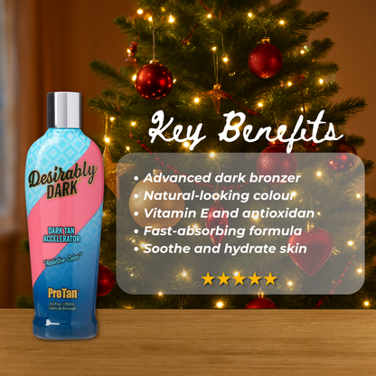 Pro Tan Desirably Dark 250ml + Christmas Gift Bag 🎁