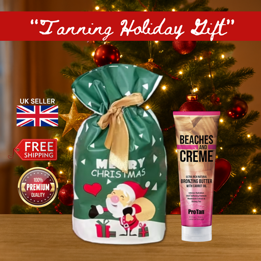 Pro Tan Beaches & Crème Ultra Rich Natural 250ml + Christmas Gift Bag 🎁
