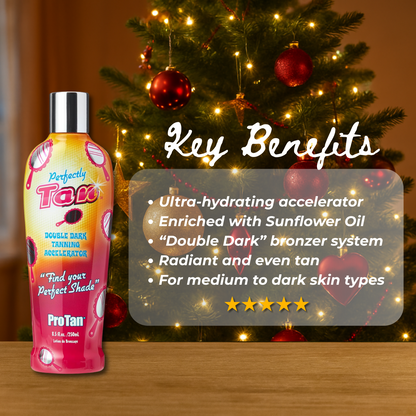 Pro Tan Perfectly Tan Sunbed Lotion 250 ml  with Christmas Gift Bag 🎁