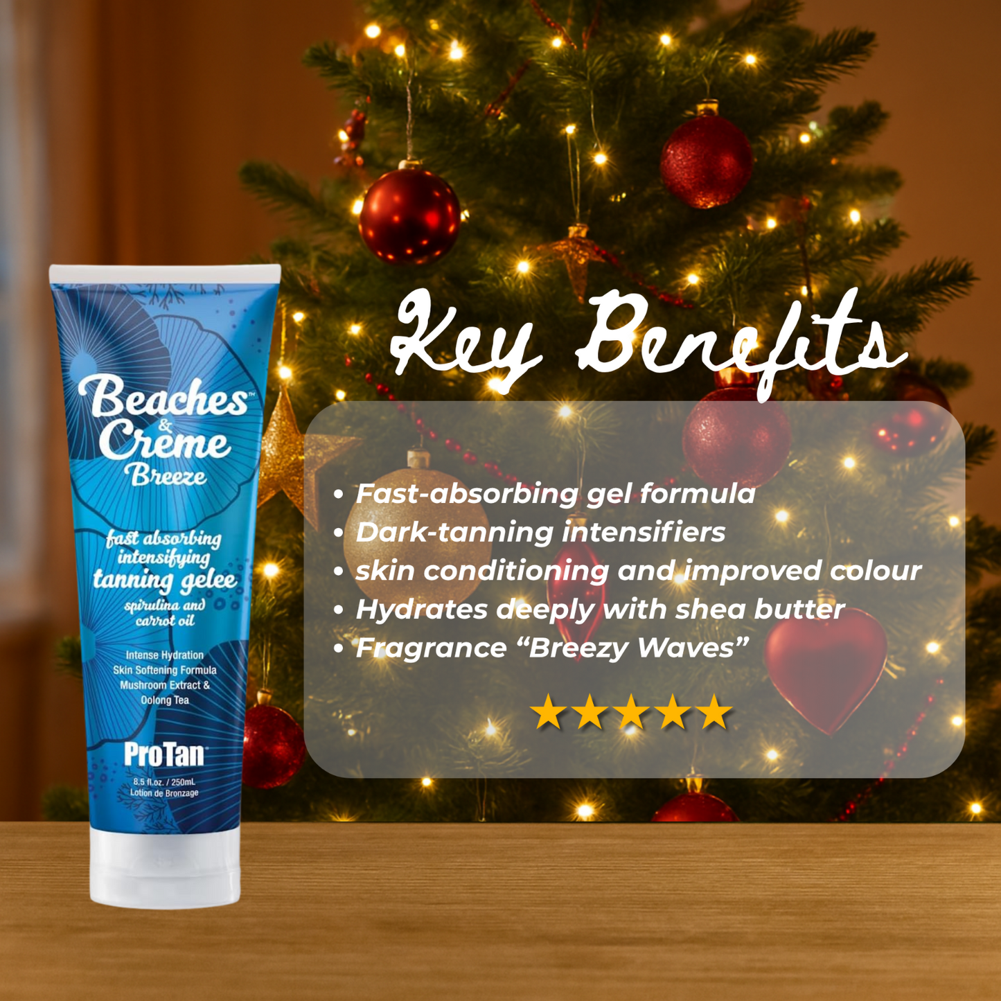 Pro Tan Beaches & Crème Breeze Tanning Gelee 250ml + Christmas Gift Bag 🎁