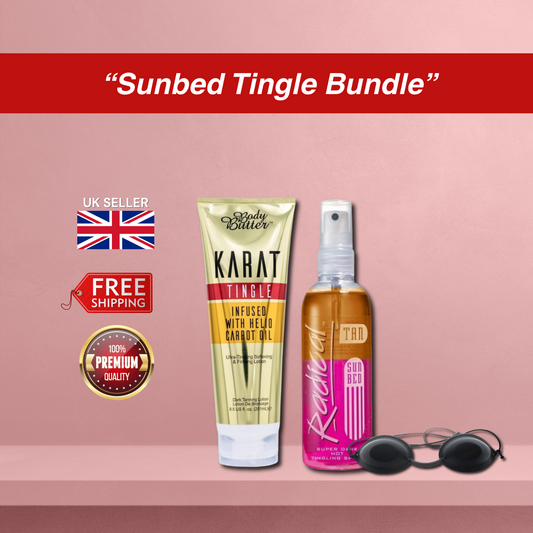 Body Butter Tingle with Radical Tan Hot Tingling Spray + Goggles Tingling Set