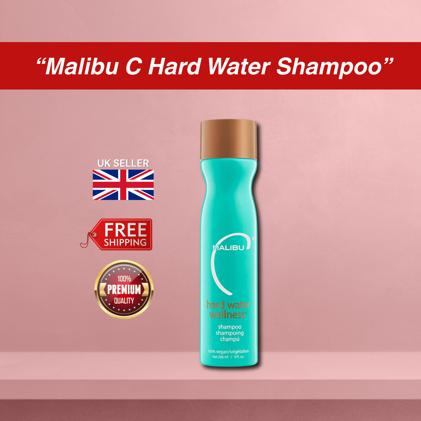 Malibu C Hard Water Wellness Shampoo 266ml – Chelating Detox Cleanse