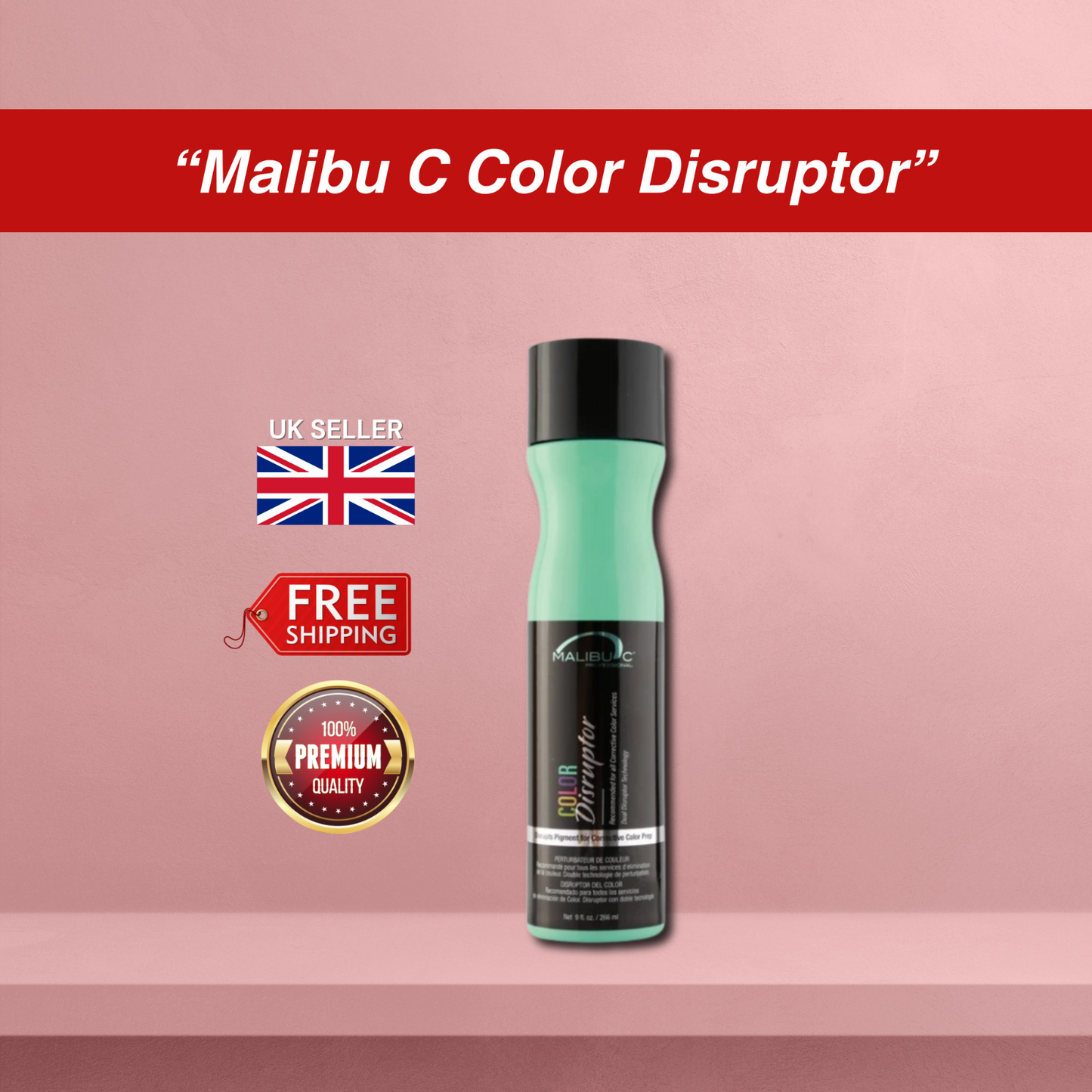 Malibu C Colour Disruptor Shampoo 266ml – Removes Depositing Pigments