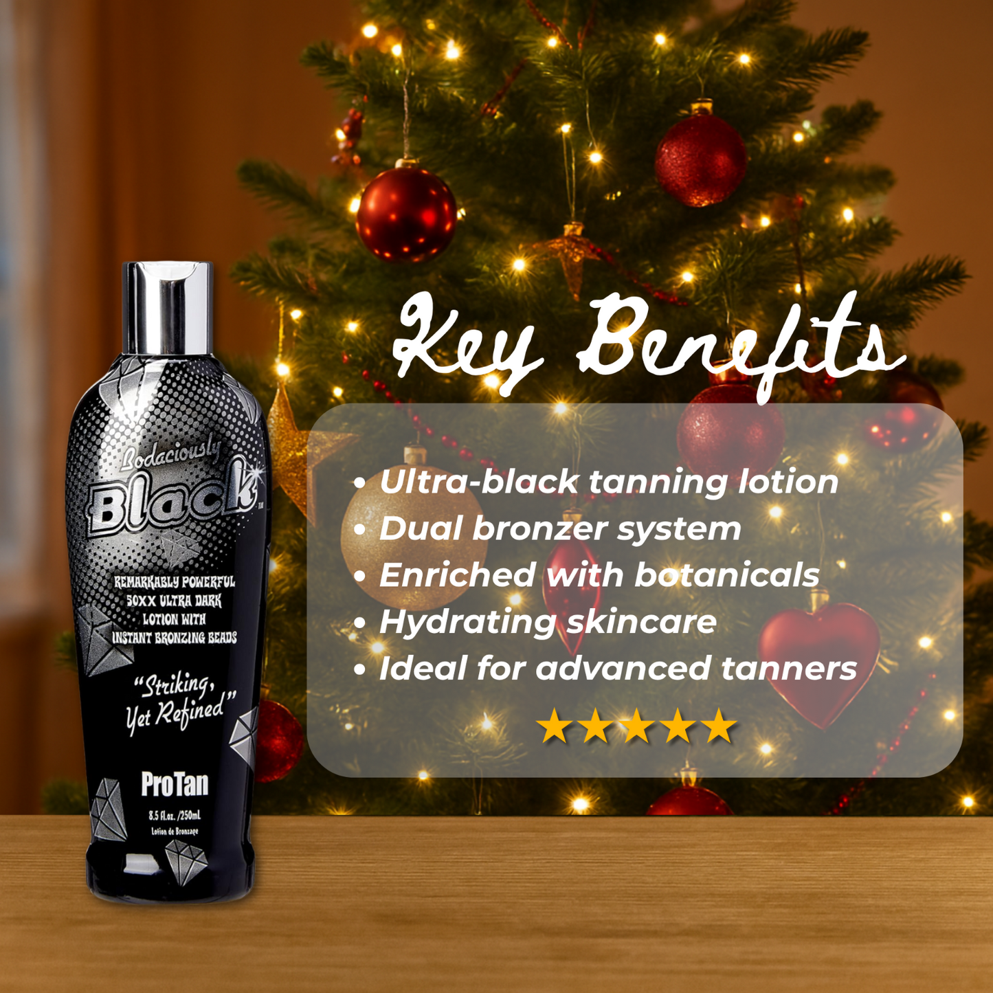 2x Pro Tan Bodaciously Black 250ml  with Hair Brush Set + Gift Bag 🎁