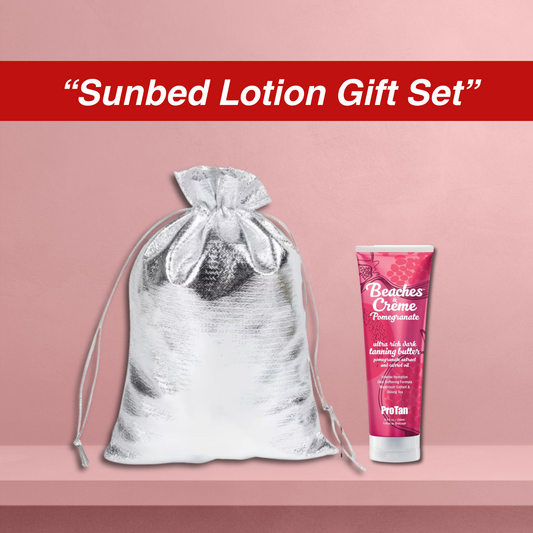 Pro Tan Beaches & Crème Pomegranate 250ml Indoor Lotion with Gift Bag