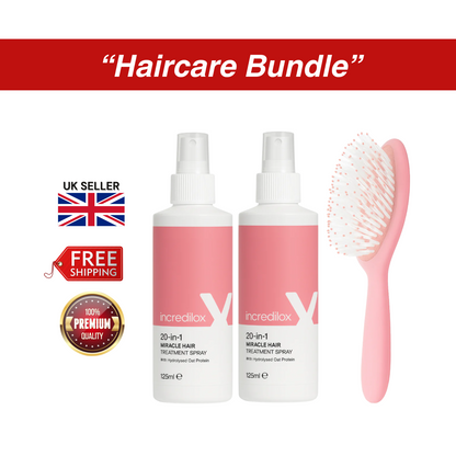2 × Incredilox Hair Care Spray 125ml with Incredilox Hair Brush – Personal Care