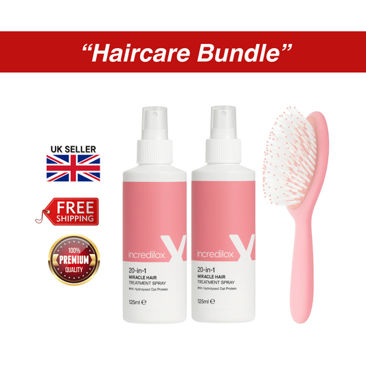 2 × Incredilox Hair Care Spray 125ml with Incredilox Hair Brush – Personal Care