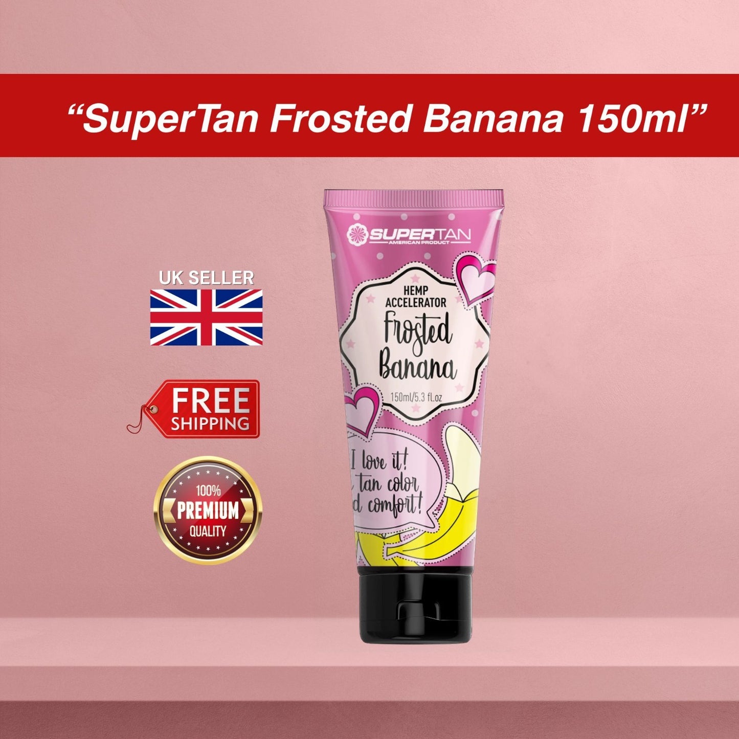 SuperTan Frosted Banana Sunbed Accelerator 150ml