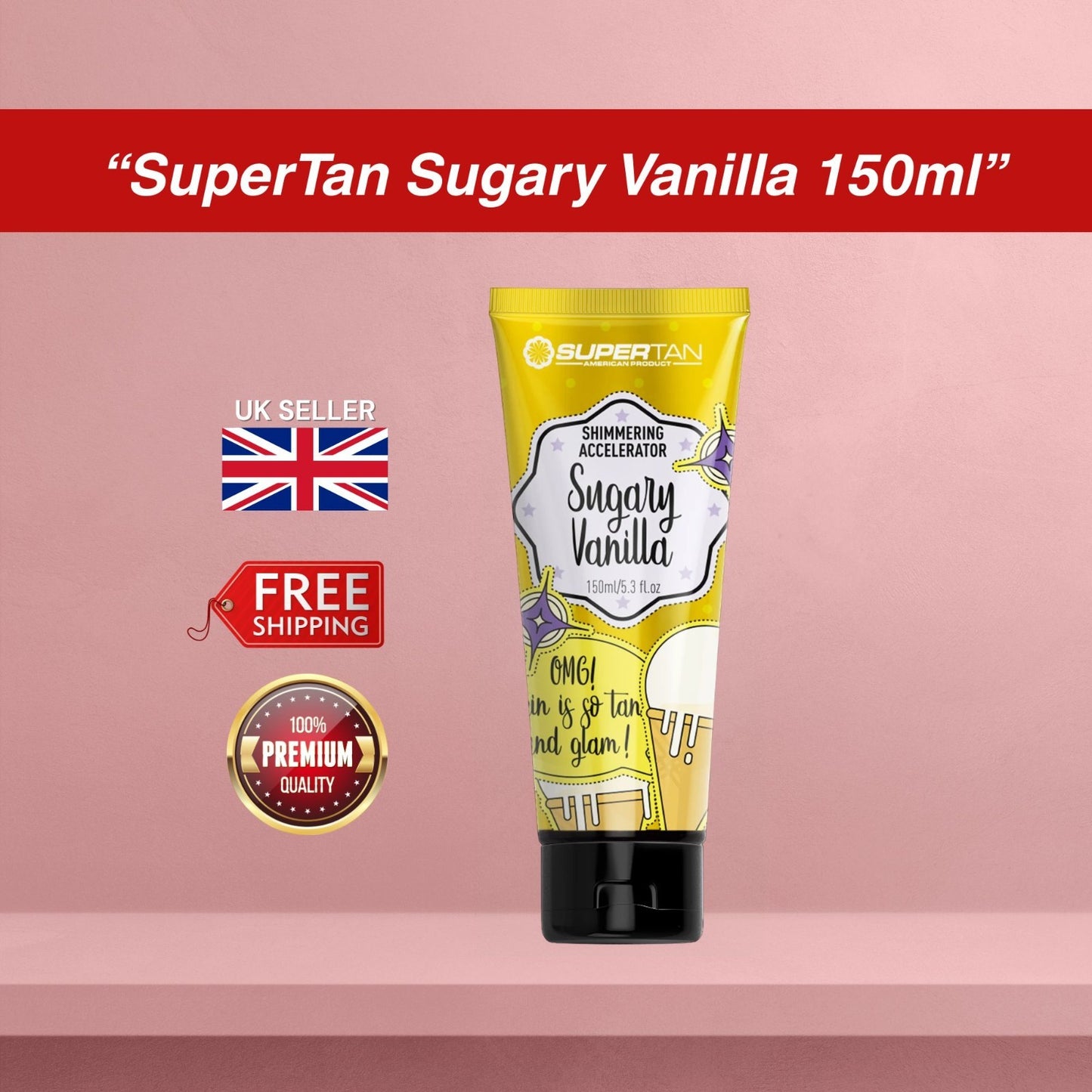 SuperTan Sugary Vanilla Sunbed Accelerator 150ml