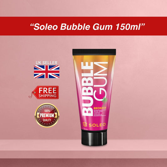 Soleo Bubble Gum Sunbed Bronzer Lotion 150ml