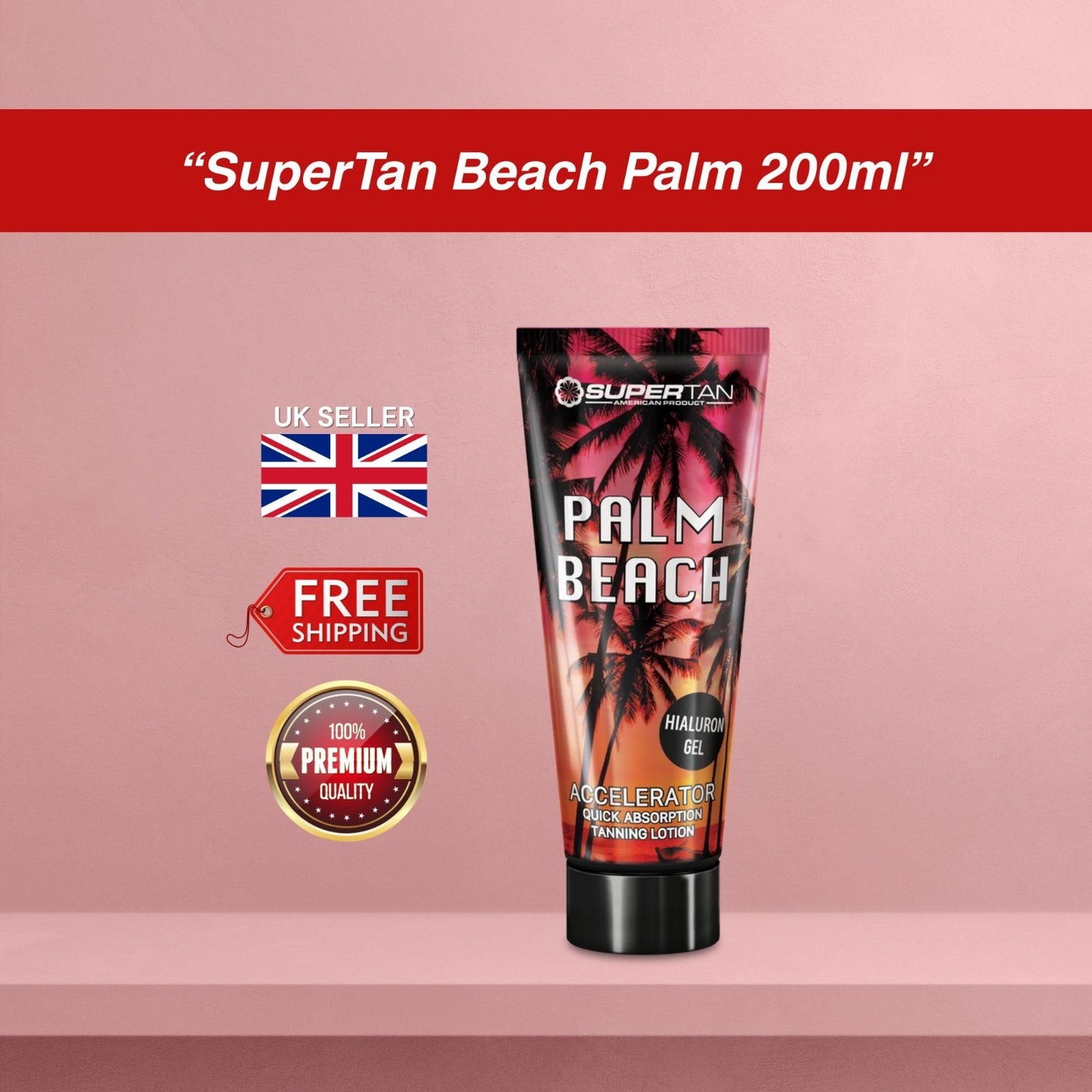 SuperTan Beach Palm Sunbed Accelerator 200ml