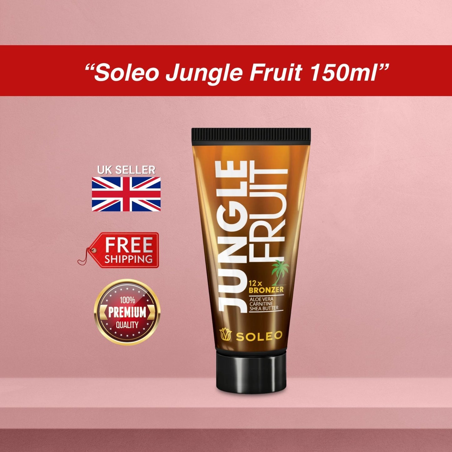 Soleo Jungle Fruit Sunbed Bronzer Lotion 150ml