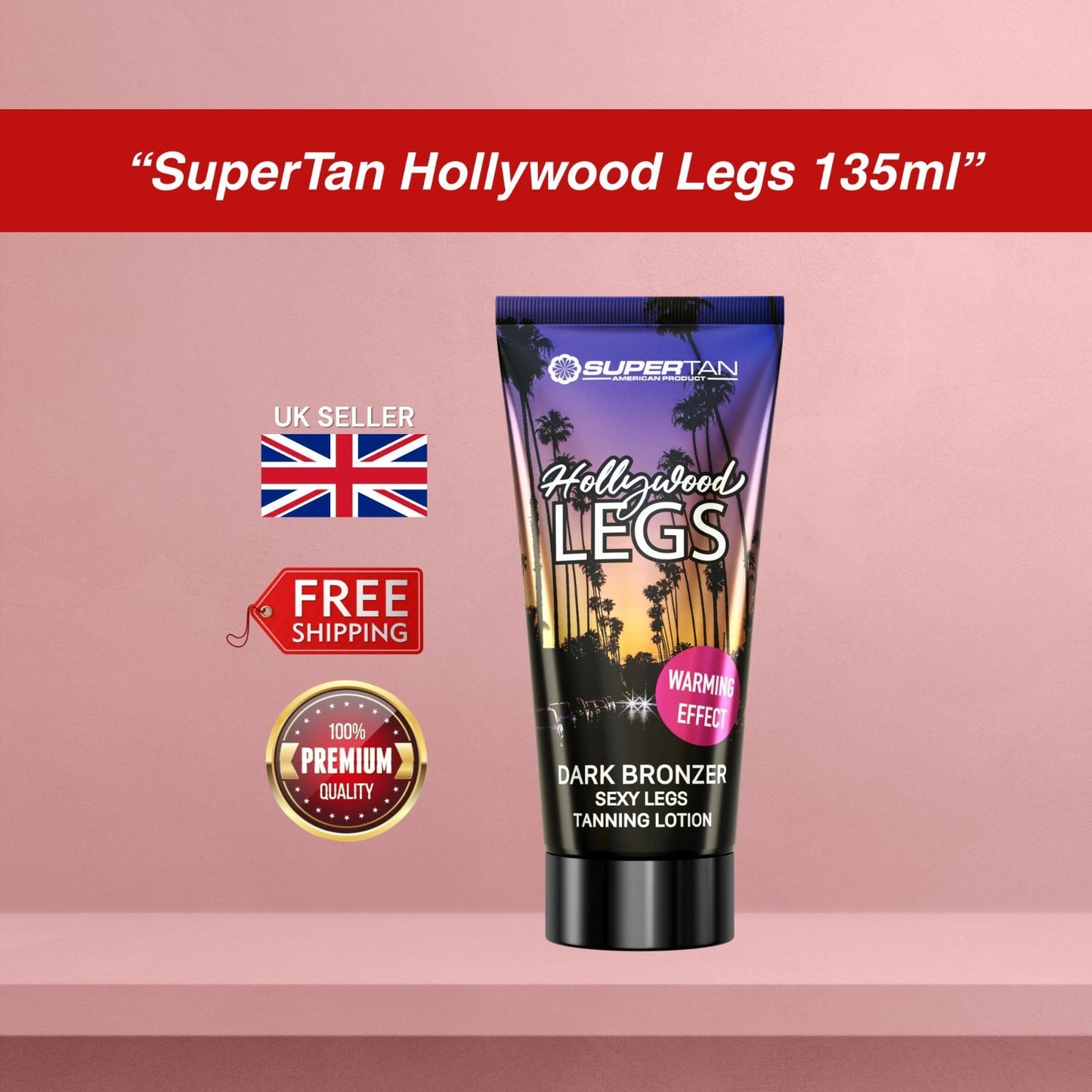 SuperTan Hollywood Legs Sunbed Lotion 135ml