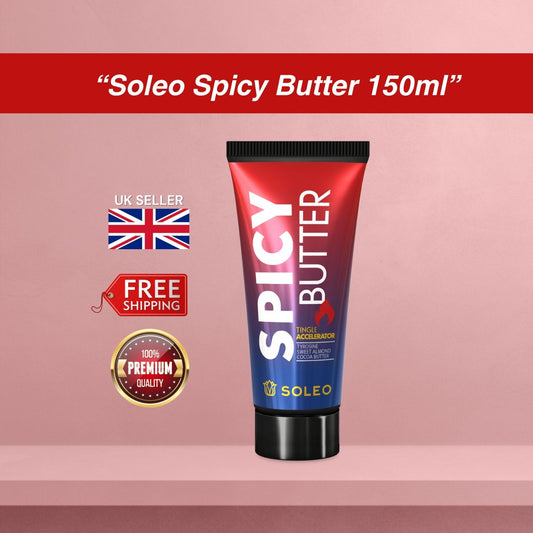 Soleo Spicy Butter Sunbed Tingle Bronzer Lotion 150ml