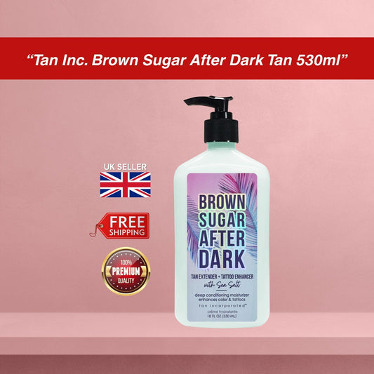 Tan Inc Brown Sugar After Dark Moisturizer Deep Conditioning Tan Extender 530ml