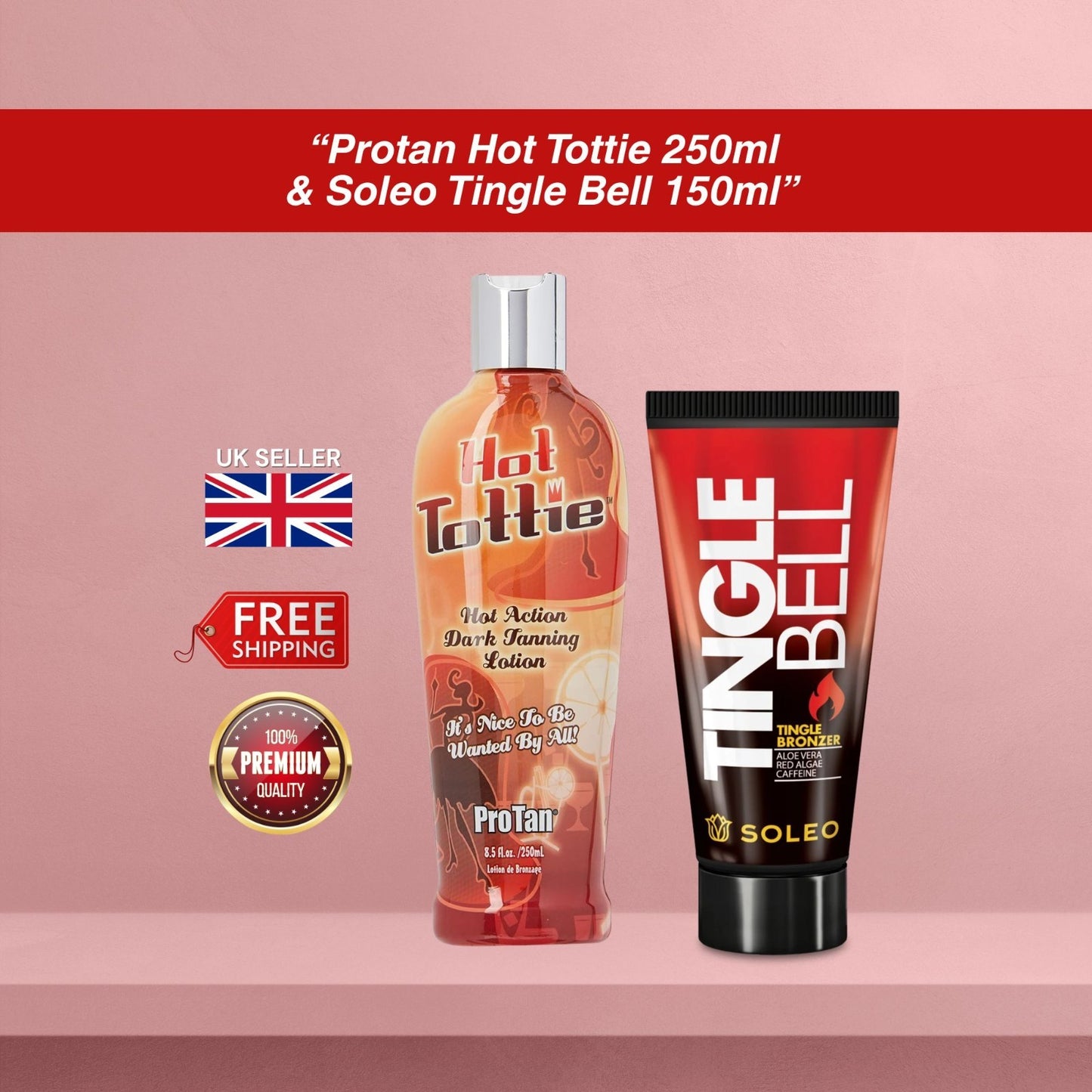 ProTan Hot Tottie 250ml & Soleo Tingle Bell 150ml Bundle